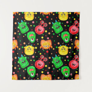 Tapiz Patrón sin foco con acuarela pintada a mano lindo