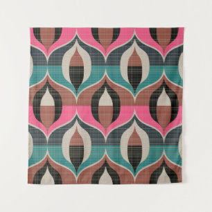 Tapiz Patrón sin problemas de estilo Retro Sixties