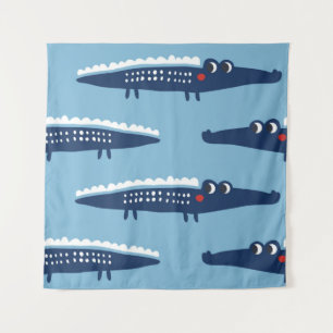 Tapiz Patrón sin soldadura con cocodrilos