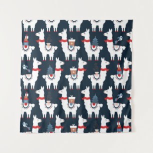 Tapiz Patrón sin soldadura de las llamas de los navidade