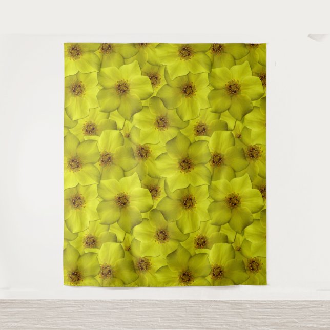 Tapiz Patrón sin soldadura de Shrubby Cinquefoil (Anverso)