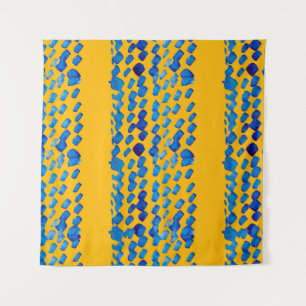 Tapiz Patrón transparente de acuarela con puntos abstrac