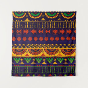 Tapiz Patrón tribal sin fisuras. 