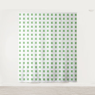 Tapiz Patrón verde
