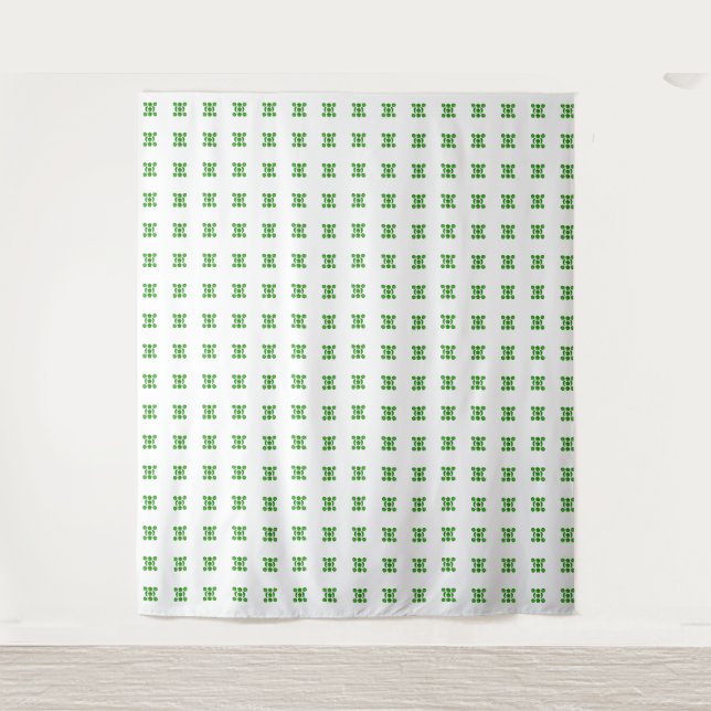 Tapiz Patrón verde (Anverso)