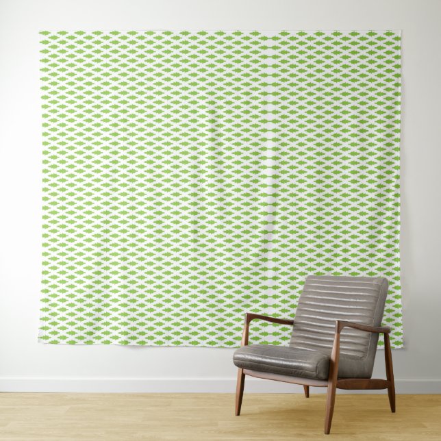 Tapiz Patrón verde académico para el éxito (In situ (horizontal))
