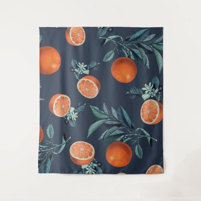 Tapiz Patrón VI de limón y hoja (Anverso)