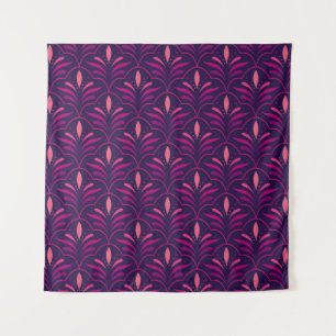 Tapiz Patrón Vintage Floral Ornamental Sin Marea. Geomet