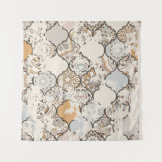 Tapiz Patrón vintage sin foco con efecto de attriti