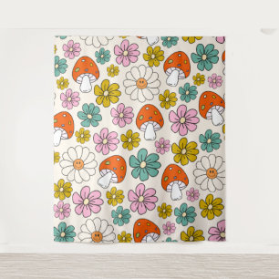 Tapiz Patrones retro Groovy 70-60-80