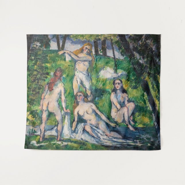 Tapiz Paul Cezanne - Cuatro Bathers (Anverso (horizontal))