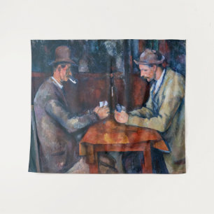 Tapiz Paul Cezanne - Los jugadores de cartas