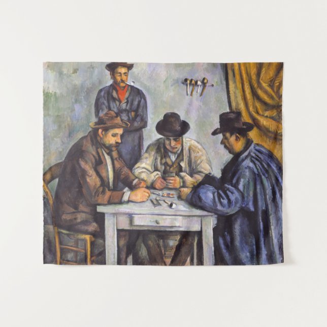 Tapiz Paul Cezanne - Los jugadores de cartas (Anverso (horizontal))