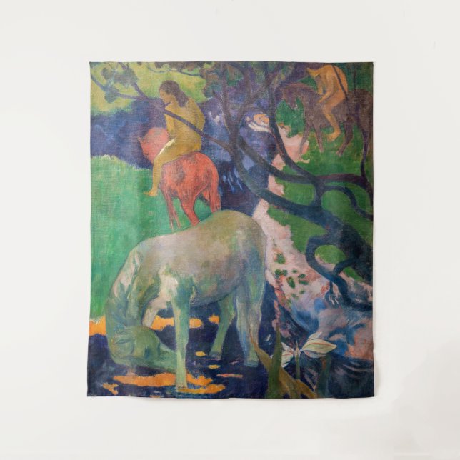 Tapiz Paul Gauguin - El caballo blanco (Anverso)