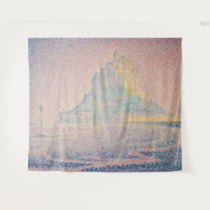 Tapiz Paul Signac - Mont Saint Michel, Niebla y Sol