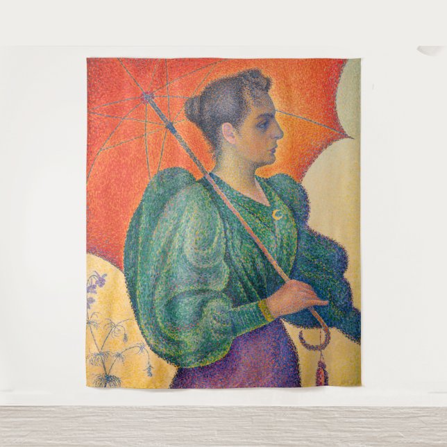Tapiz Paul Signac - Mujer con parasol (Anverso)