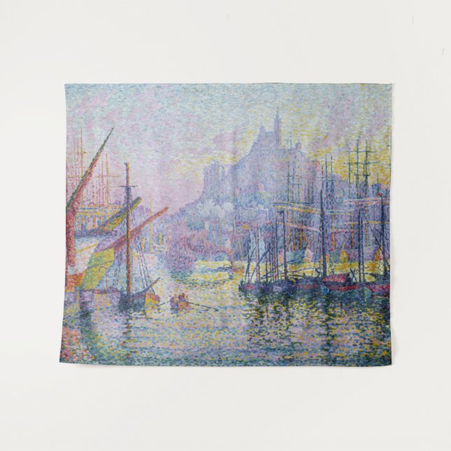 Tapiz Paul Signac - Notre-Dame-de-la-Garde, Marsella (Anverso (horizontal))