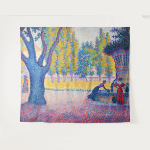 Tapiz Paul Signac - Saint-Tropez, Fontaine des Lices