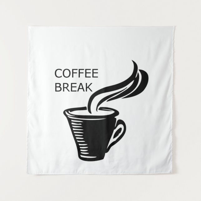Tapiz Pausa de café (Anverso)