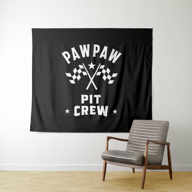 Tapiz PawPaw Pit Crew (In situ (horizontal))