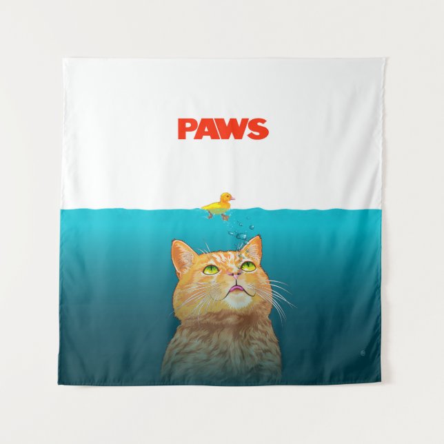 Tapiz ¡Paws! (Anverso)