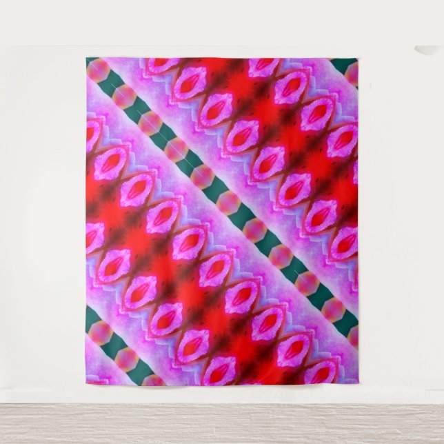 Tapiz Peace Ikat Miami (Anverso)