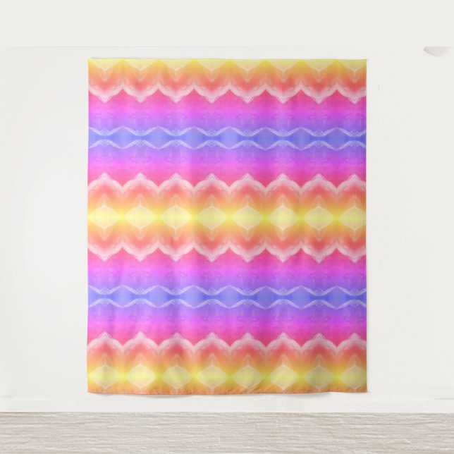 Tapiz Peachy Ikat 7 (Anverso)