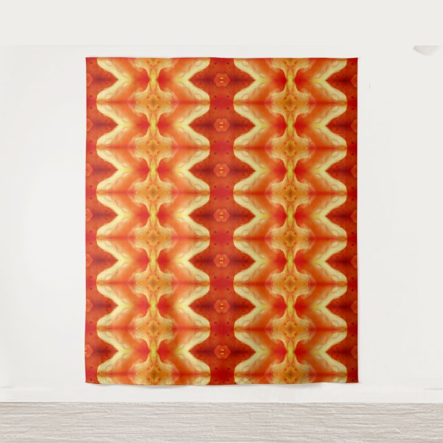 Tapiz Peachy Ikat Too Sangria (Anverso)