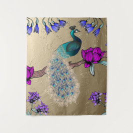 Tapiz Peacock En Oro