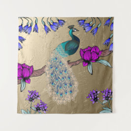 Tapiz Peacock En Oro