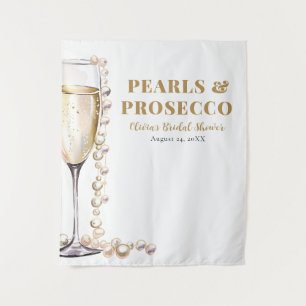 Tapiz Pearls y Prosecco Bridal Shower