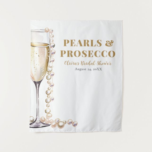 Tapiz Pearls y Prosecco Bridal Shower (Anverso)