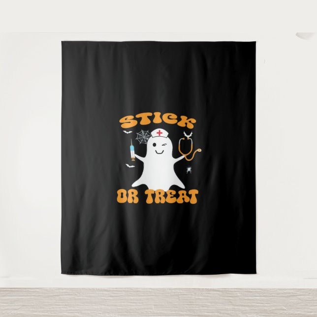 Tapiz Pegar o tratar a enfermeras divertidas disfraces d (Anverso)