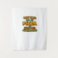 Pegatina de cita divertida de pizza – “Me conquist