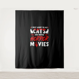 Tapiz Películas de gatos y horror