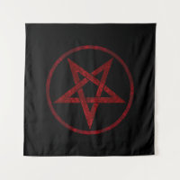 Pentagram del diablo Rojo