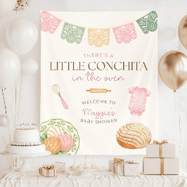 Tapiz Pequena Conchita Baby Shower Party Fondo, cielit