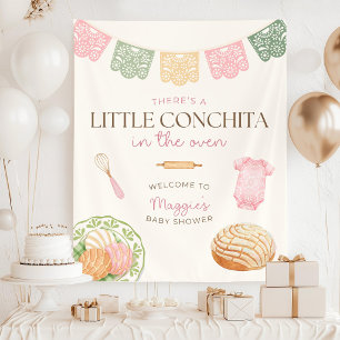 Tapiz Pequena Conchita Baby Shower Party Fondo, cielit