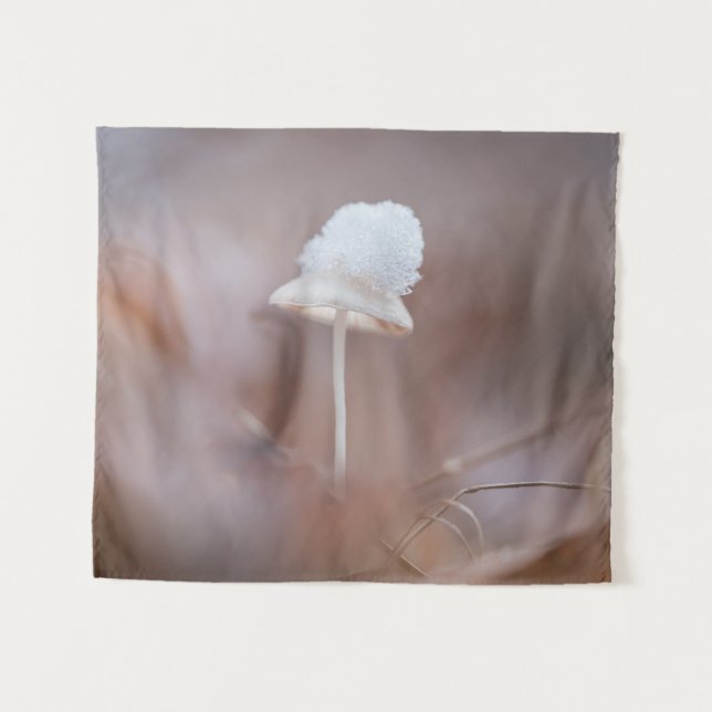 Tapiz Pequeña foto natural de hongos (Anverso (horizontal))