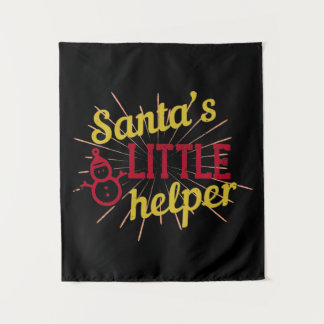 Tapiz Pequeño ayudante de Santa