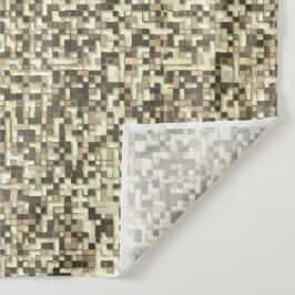 Tapiz Pequeños cuadros en tonos beige marrón