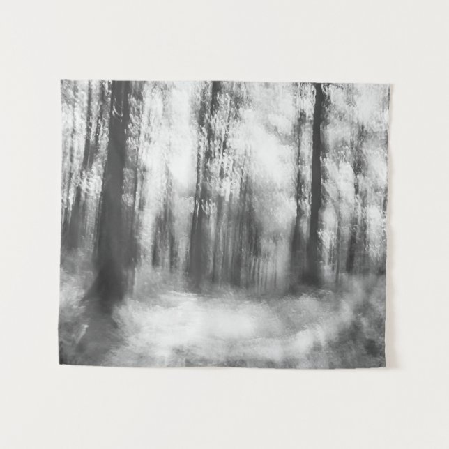 Tapiz Perdido en el bosque - fotografía abstracta de inf (Anverso (horizontal))