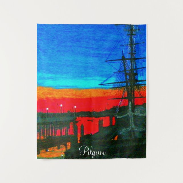 Tapiz Peregrino al amanecer (Anverso)