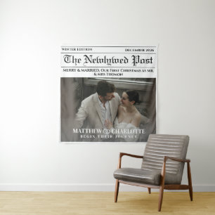 Tapiz Periódico Foto de Feliz y Casada