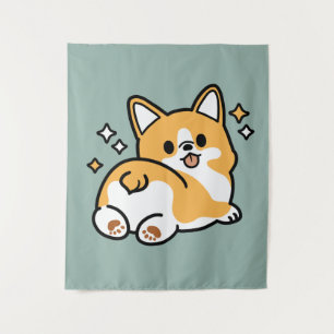 Tapiz Pero primero, Nap - Personalizado de Corgi Butt
