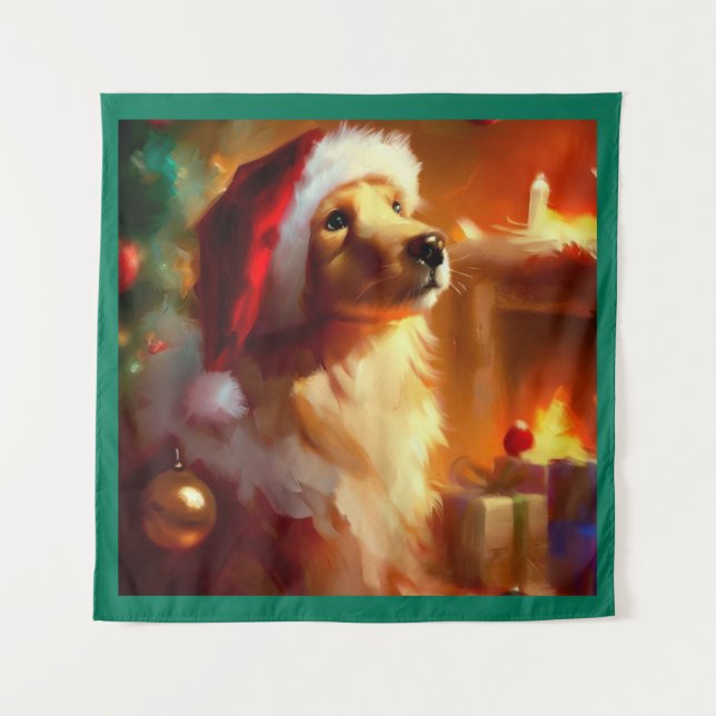 Tapiz Perro 1 de los navidades (Anverso)
