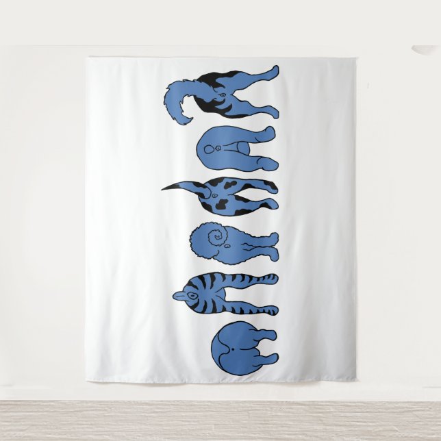 Tapiz Perro Azul (Anverso)