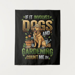 Tapiz Perro de jardín si involucra perros y jardinería