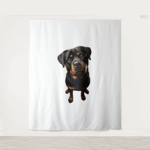 Tapiz perro de rottweiler