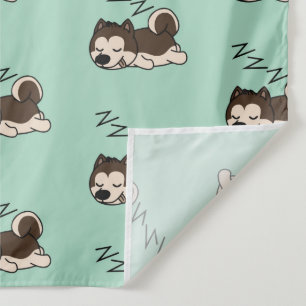 Tapiz Perro Durmiente Husky Siberiano Amante de Animales